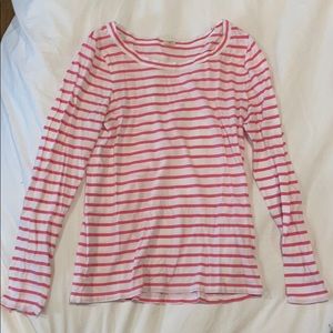 Jcrew factory striped long sleeved shirt